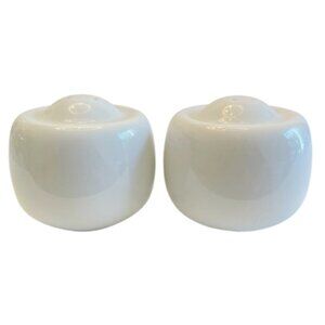 Hutschenreuther Tavola Bianca white salt and pepper shakers